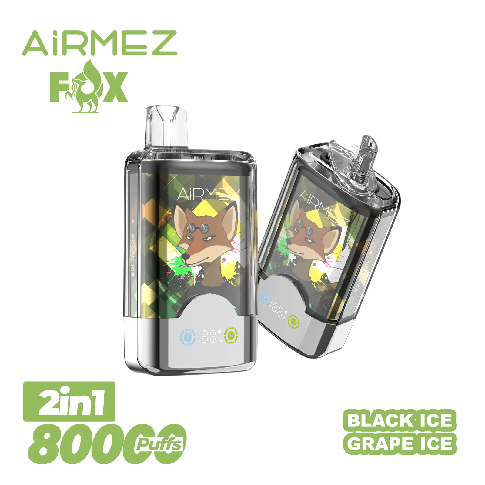 Airmez FOX 80K Puffs 2 IN 1 - obrazek 2