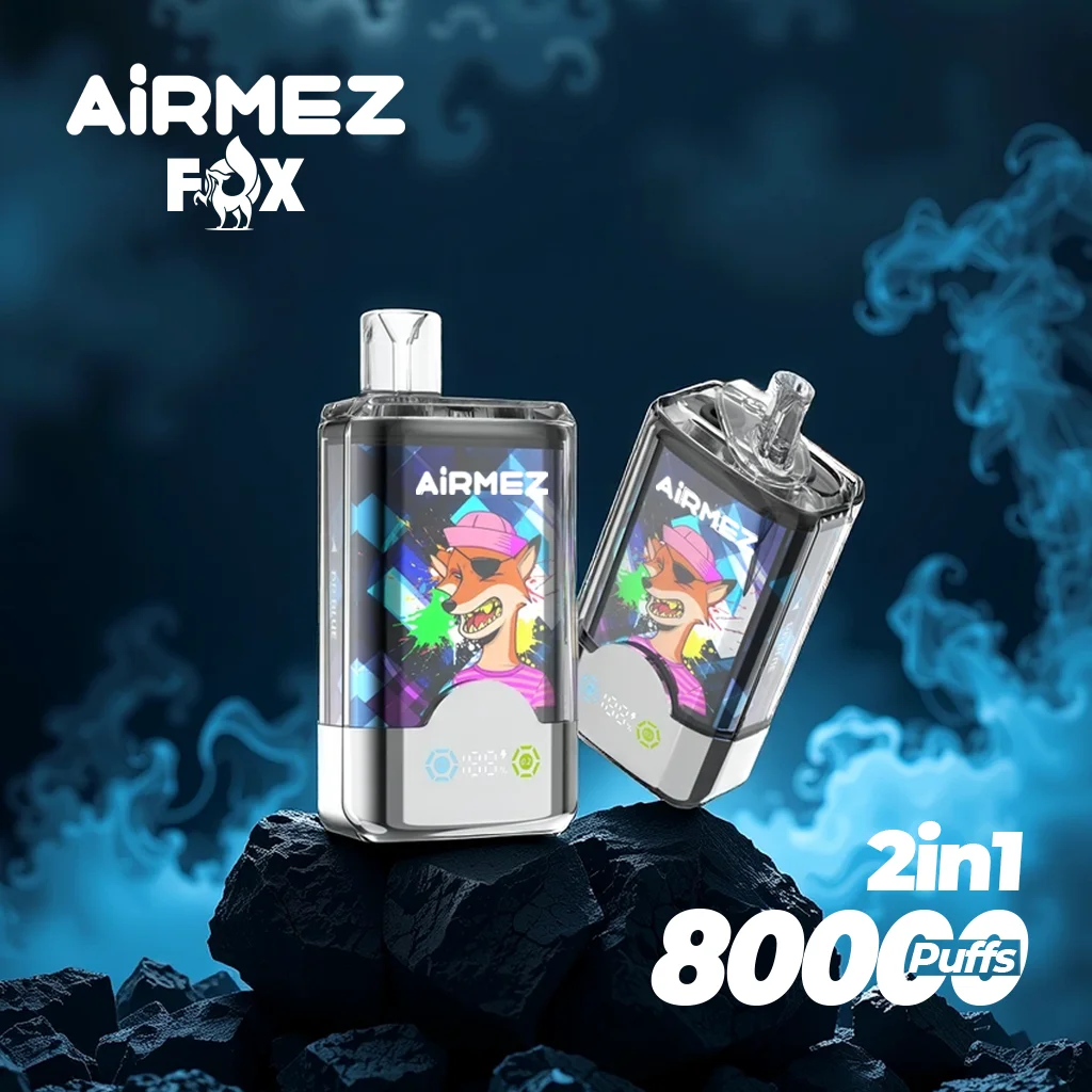 Airmez FOX 2 IN 1 (80K) Jednorazowe Vape z kombinowanymi smakami