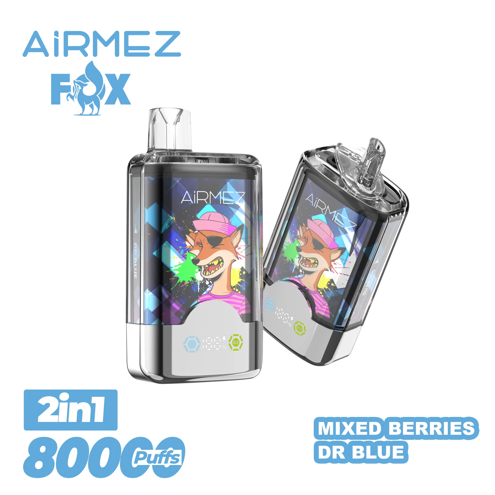 Airmez FOX 80K Puffs 2 IN 1 - obrazek 3