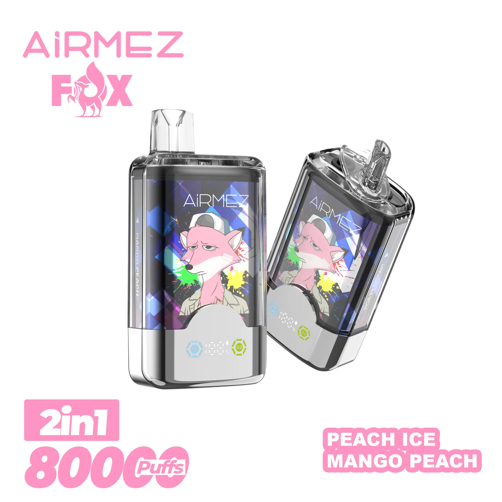 Airmez FOX 80K Puffs 2 IN 1 - obrazek 4