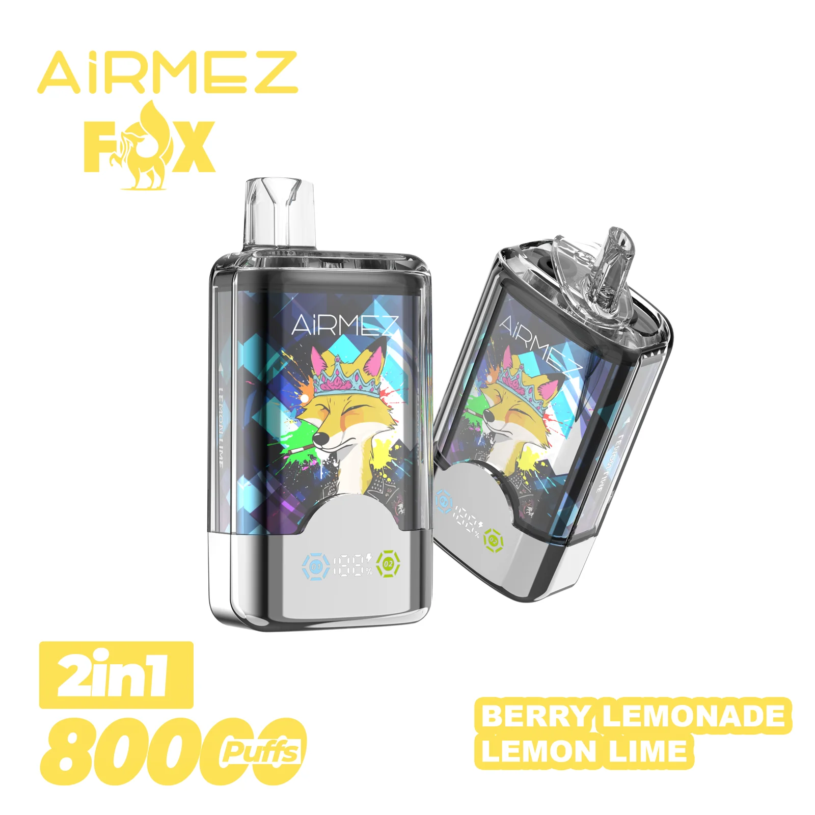 Airmez FOX 80K Puffs 2 IN 1 - obrazek 6
