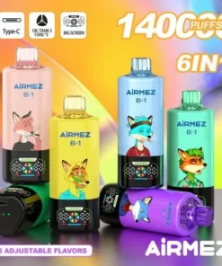 Airmez FOX 6 W 1 (140K) Jednorazowe Vape 6 w 1" width