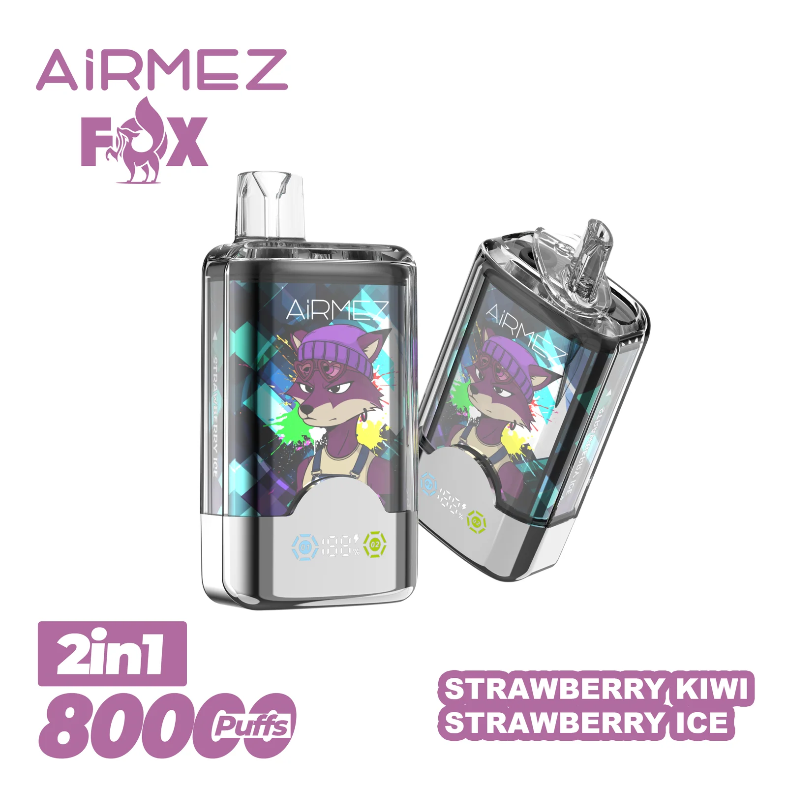 Airmez FOX 80K Puffs 2 IN 1 - obrazek 8