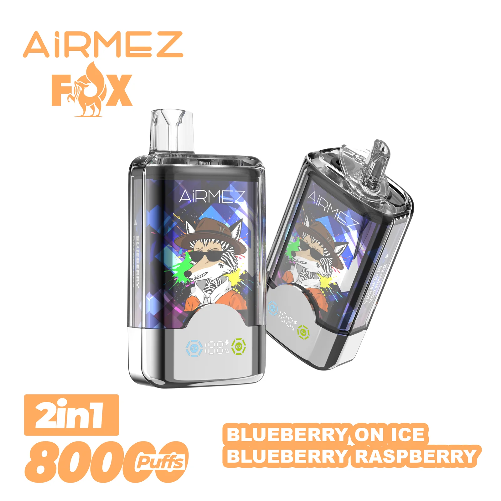 Airmez FOX 80K Puffs 2 IN 1 - obrazek 9