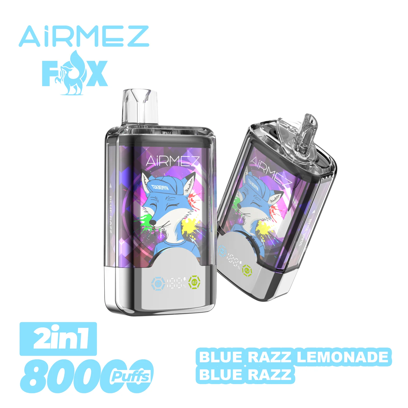 Airmez FOX 80K Puffs 2 IN 1 - obrazek 10