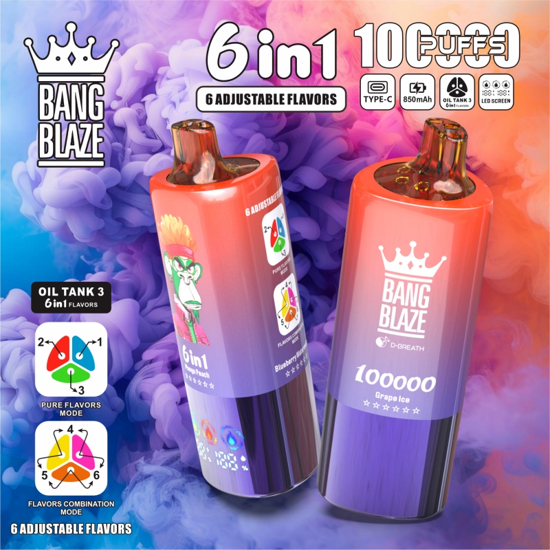 Bang Blaze 100KPuffs of 6 IN 1 - obrazek 6