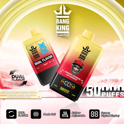 Bang King Dwusmaki 50000 vape z dwoma smakami