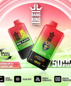 Bang King Dwusmaki 50000 2 w 1 VapoPL - E-papieros z podwójnymi smakami 50000 puffów