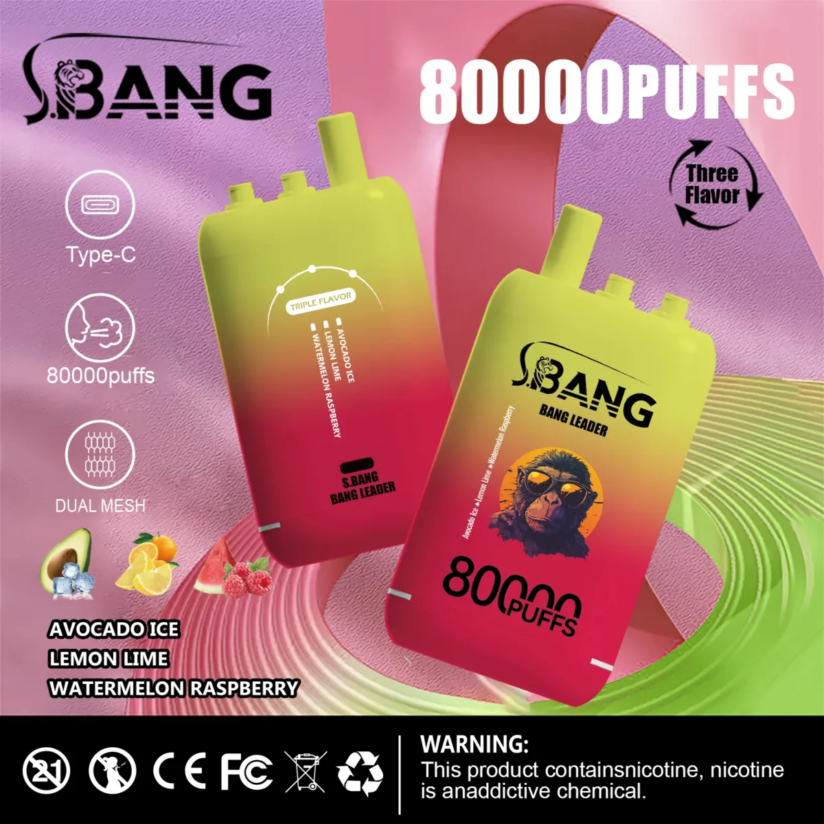 Bang Leader 80000Puffs 3 IN 1 VapoPL