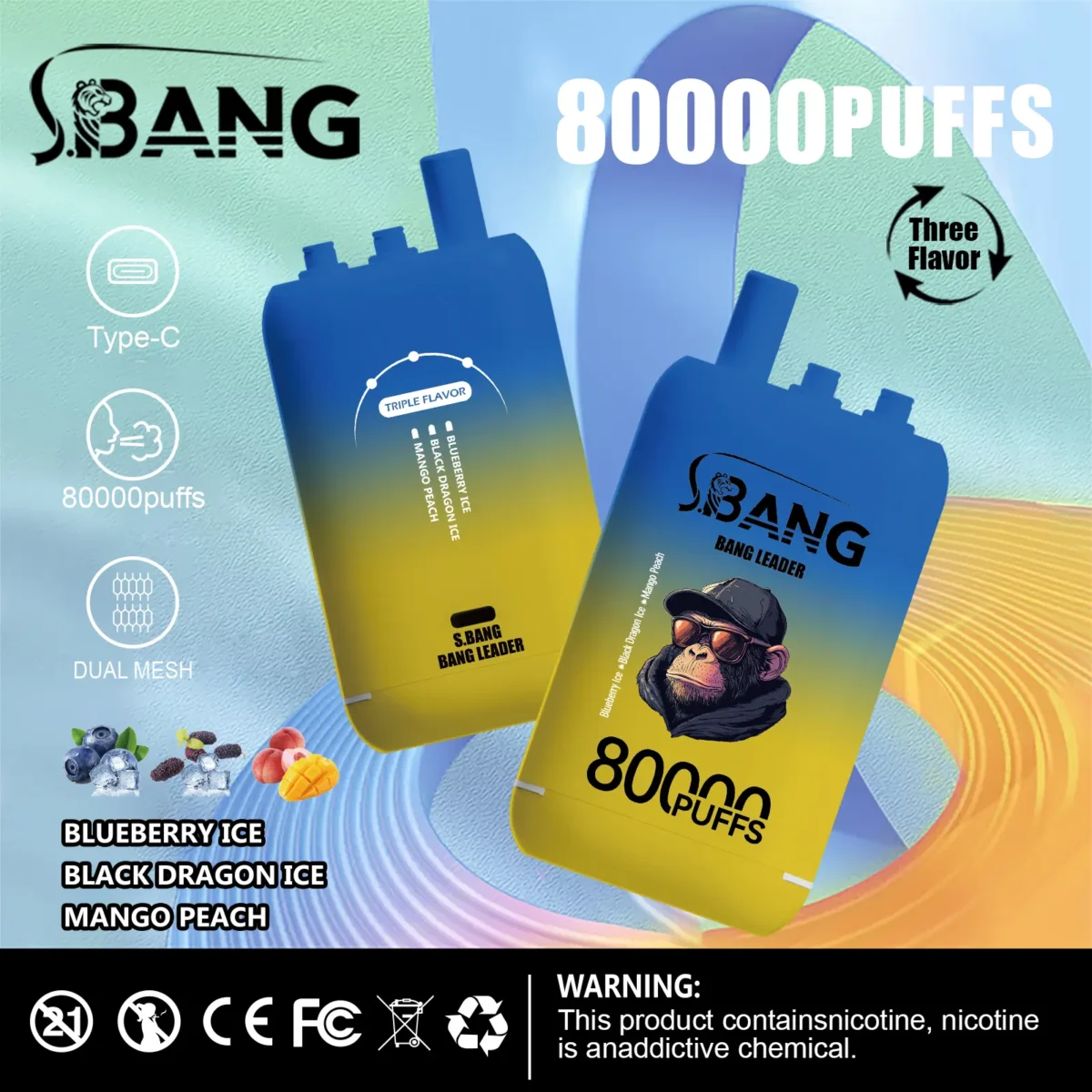 Bang Leader 80000Puffs 3 IN 1 - obrazek 5