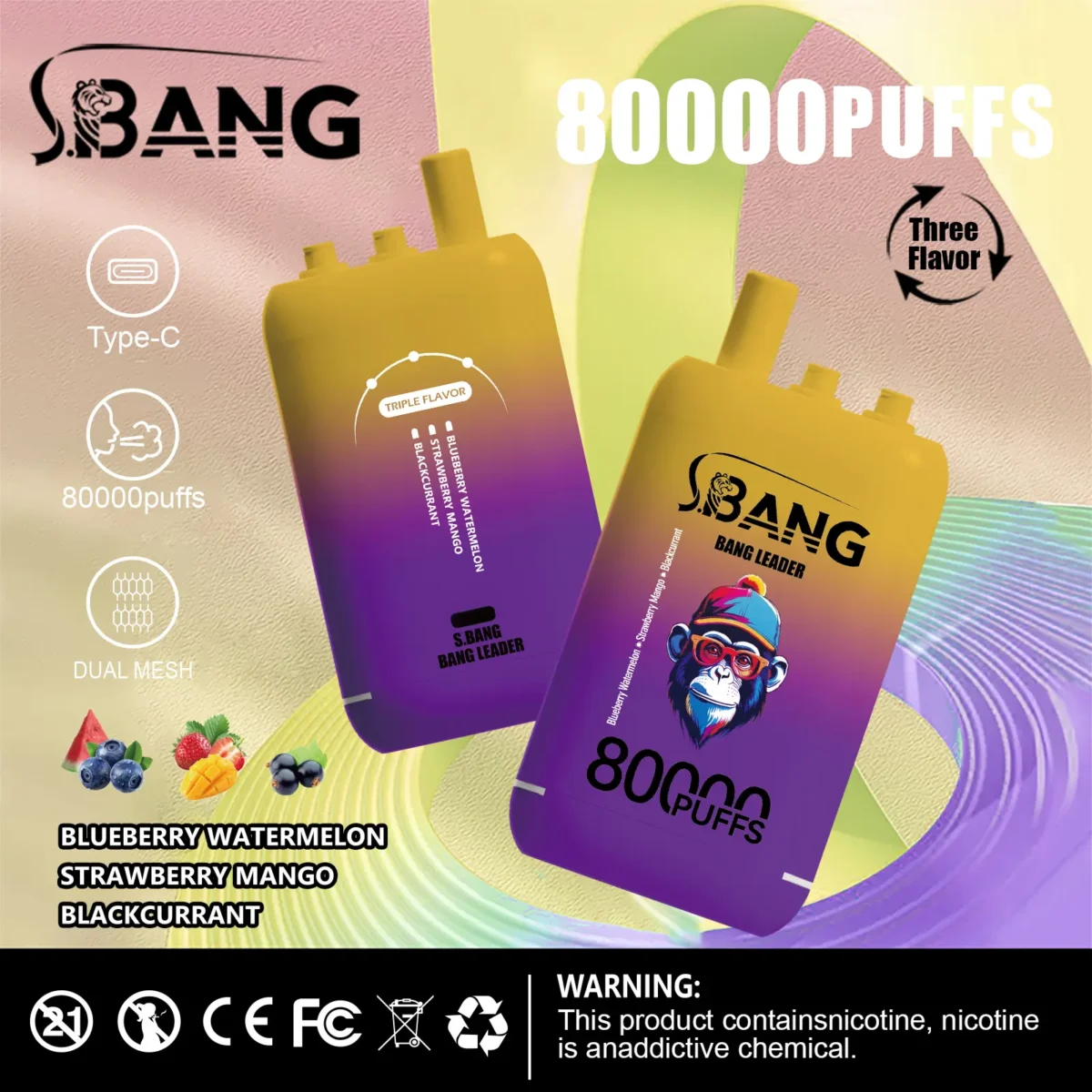 Bang Leader 80000Puffs 3 IN 1 - obrazek 3