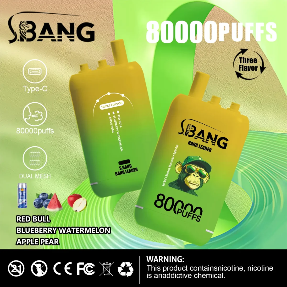 Bang Leader 80000Puffs 3 IN 1 - obrazek 10