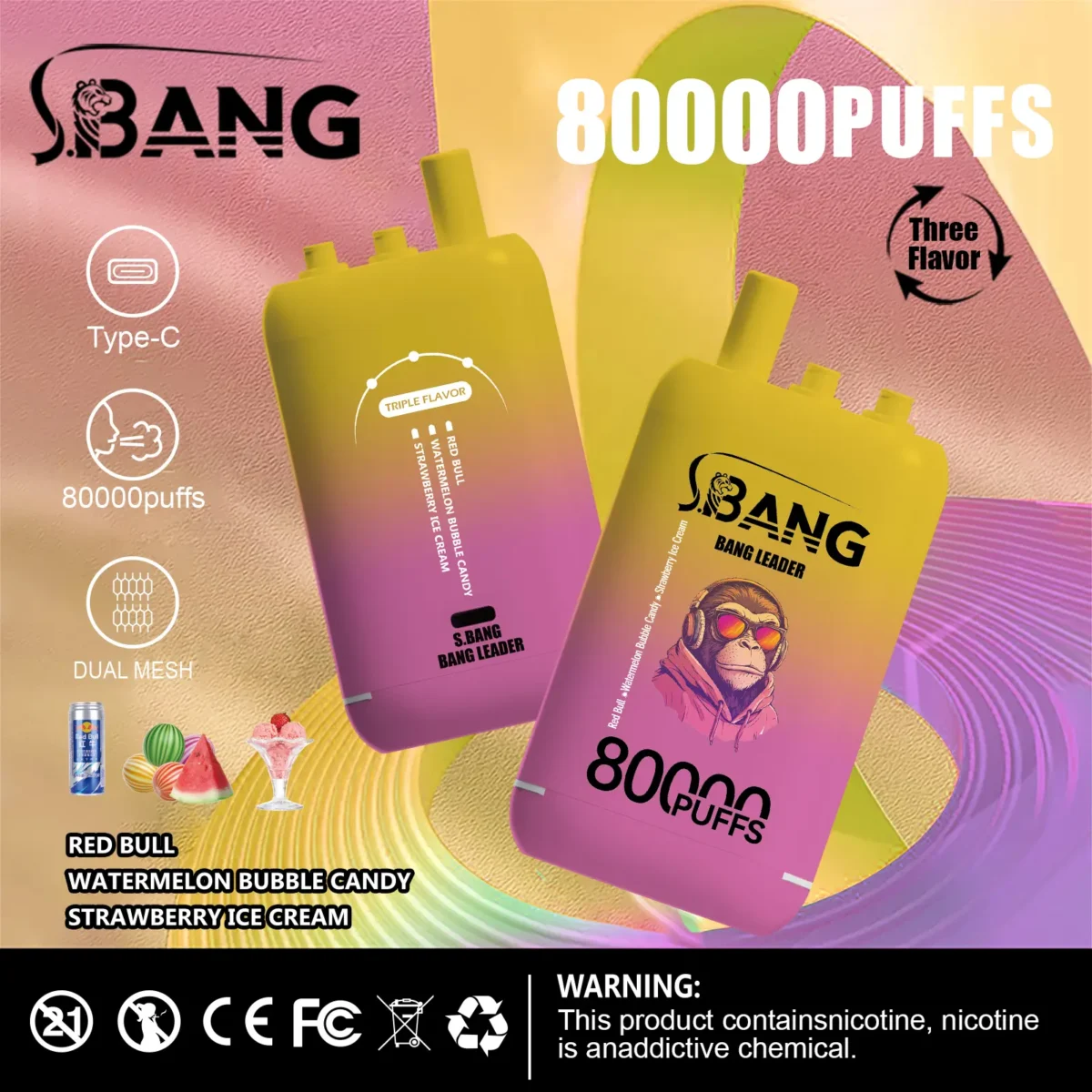 Bang Leader 80000Puffs 3 IN 1 - obrazek 11