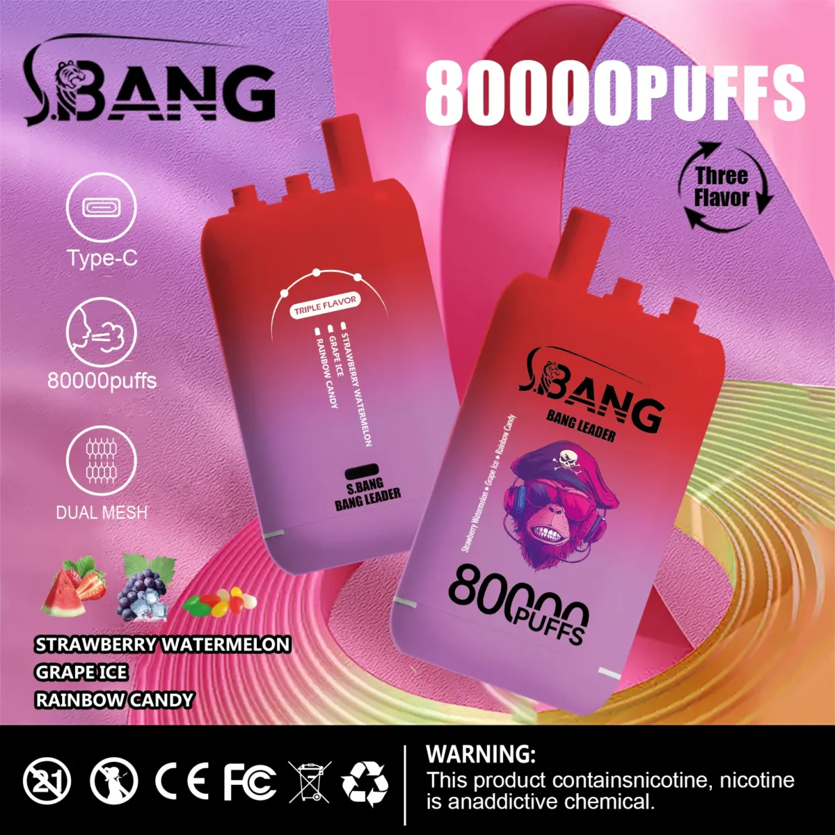 Bang Leader 80000Puffs 3 IN 1 - obrazek 12