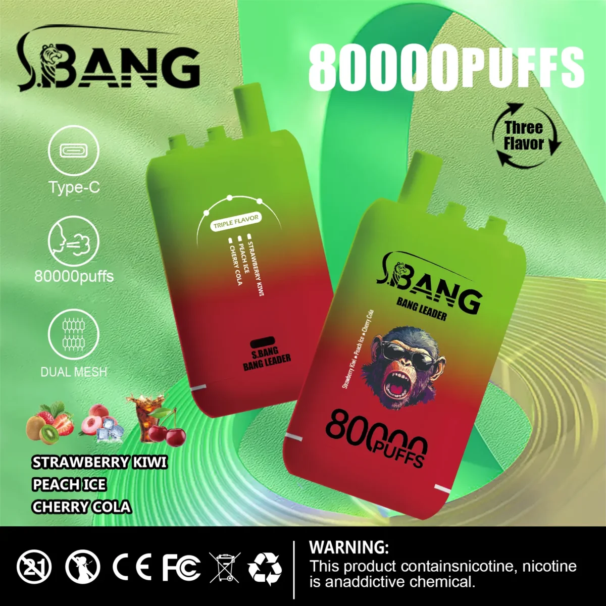 Bang Leader 80000Puffs 3 IN 1 - obrazek 13