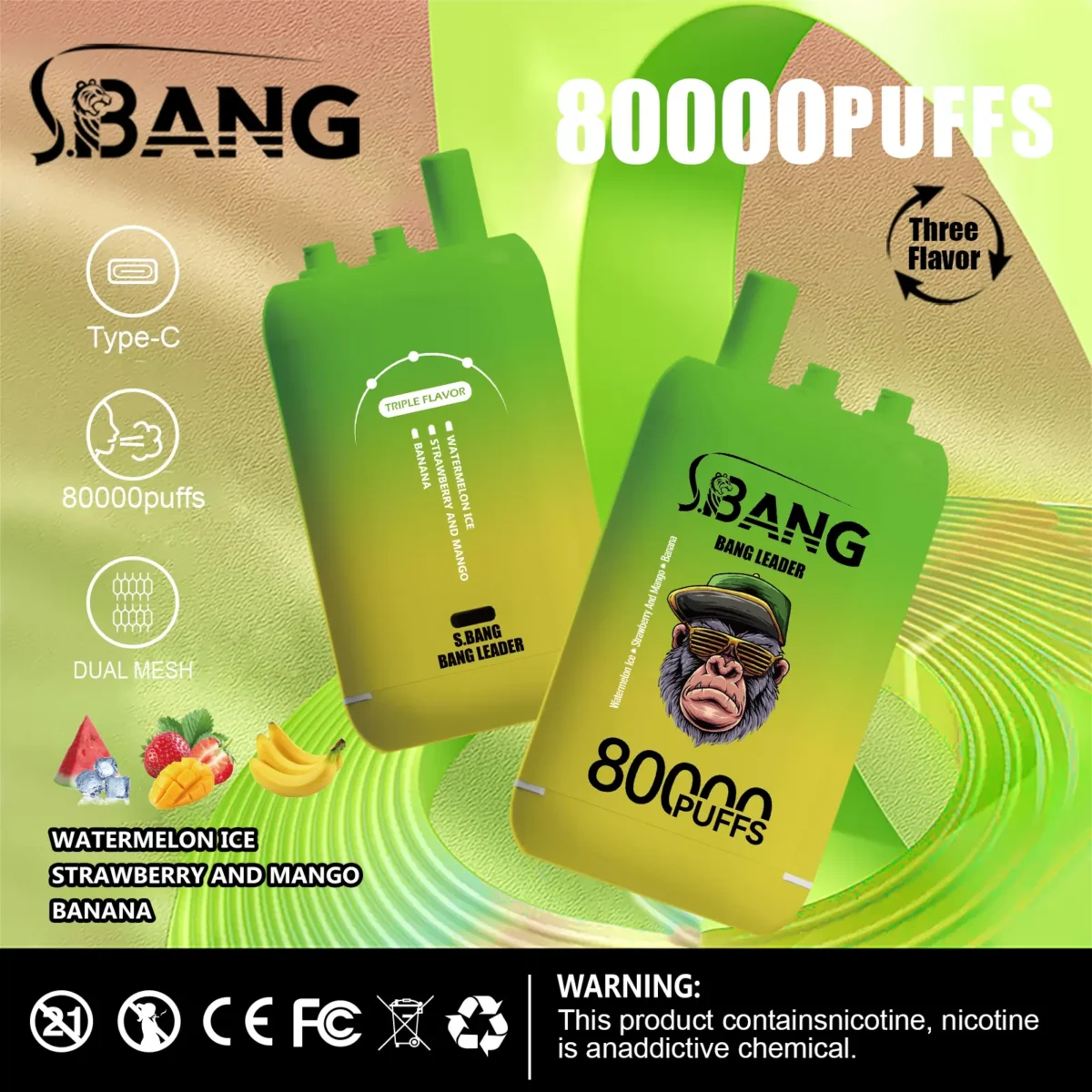 Bang Leader 80000Puffs 3 IN 1 - obrazek 14