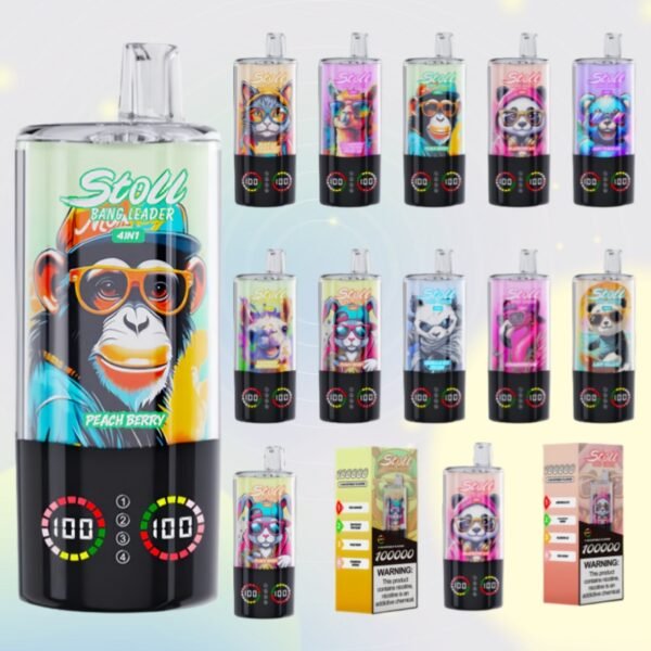 BANG LEADER STOLL 100K 4w1 vape Polska z 4 smakami VapoPL