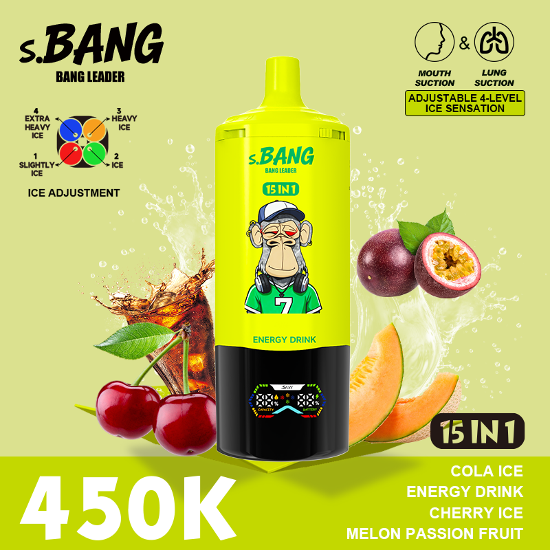 BANG LEADER 450K PUFFS 15w1 - obrazek 8