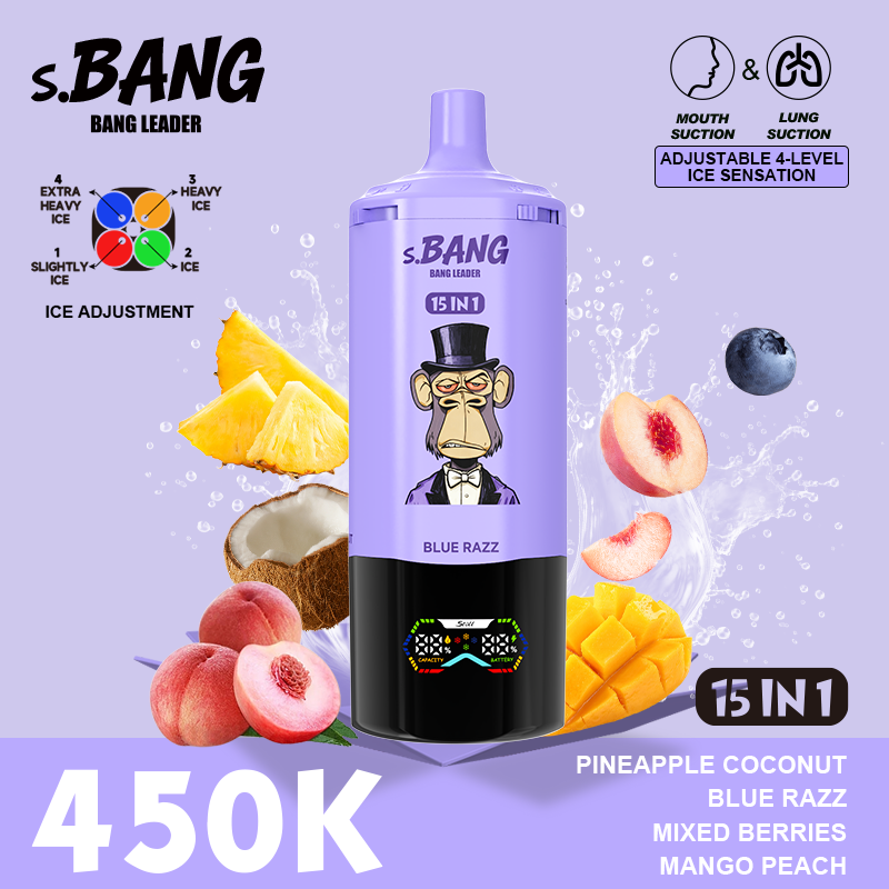 BANG LEADER 450K PUFFS 15w1 - obrazek 6