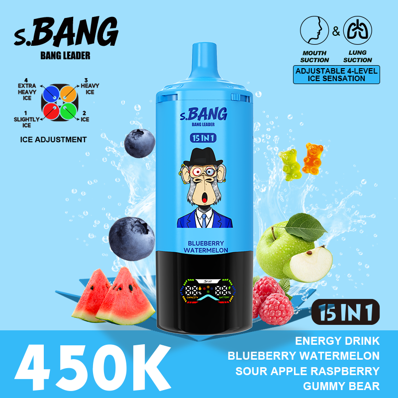 BANG LEADER 450K PUFFS 15w1 - obrazek 5