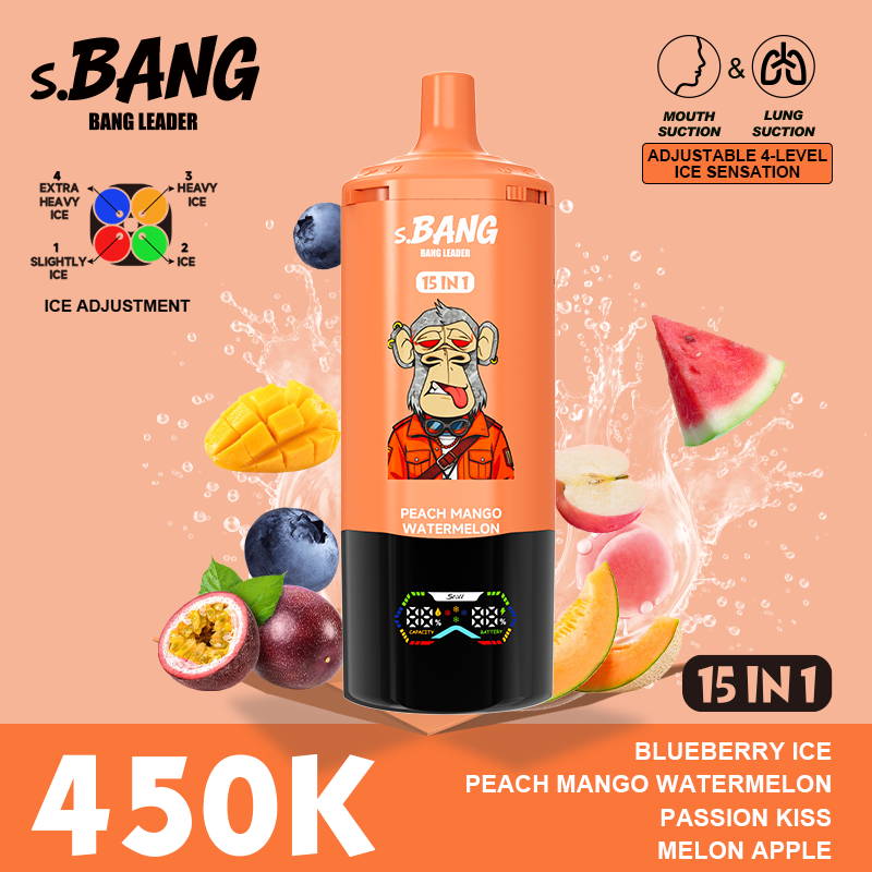 BANG LEADER 450K PUFFS 15w1 - obrazek 2