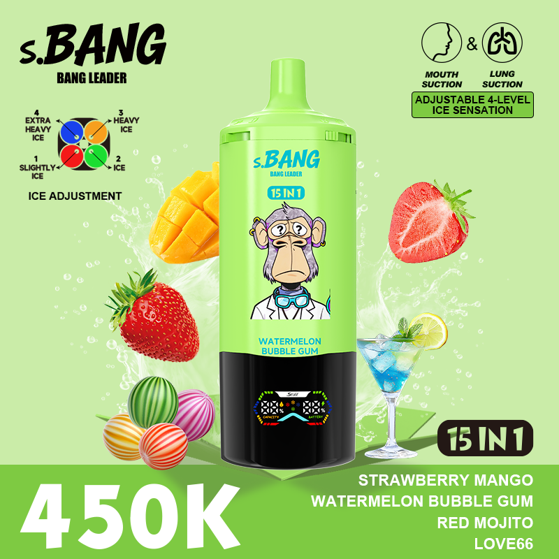 BANG LEADER 450K PUFFS 15w1 - obrazek 10
